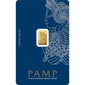PAMP 1g Gold Bar - ليدي فورتونا