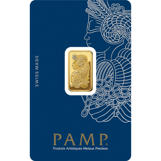 PAMP 5g Gold Bar - ليدي فورتونا
