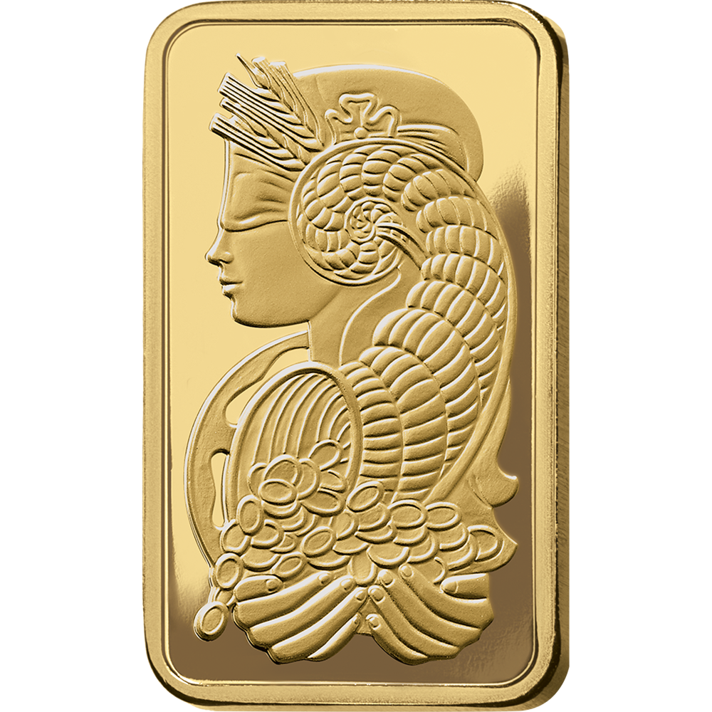 PAMP 50g Gold Bar - Lady Fortuna